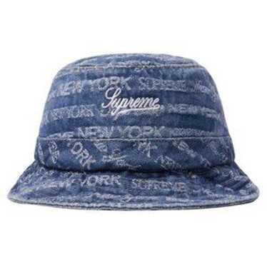 Supreme 17SS DENIM LOGO デニム　バケットハット　ロゴ Supreme 17SS DENIM LOGO デニム バケットハット ロゴ