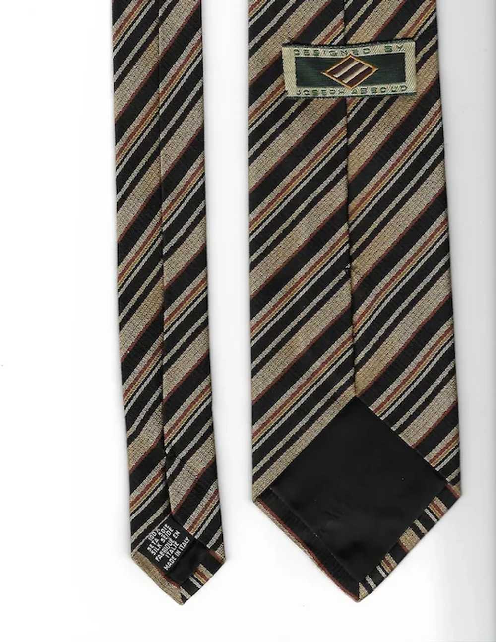 Joseph Abboud Traditional Striped Silk Necktie Ma… - image 2