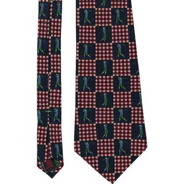 Tommy Hilfiger Designer Italian Silk Golf Necktie… - image 1