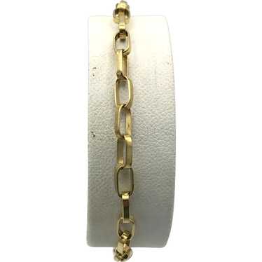 18K Open Link Bracelet - image 1