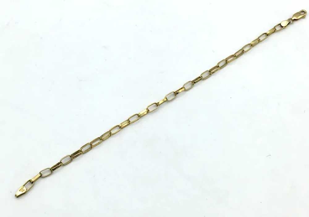 18K Open Link Bracelet - image 2