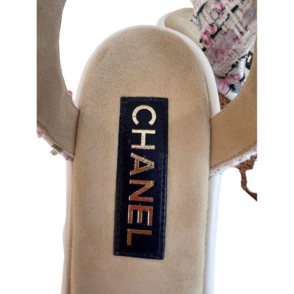 Chanel Cloth sandal - image 10