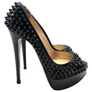 Christian Louboutin Lady Peep patent leather heels - image 1