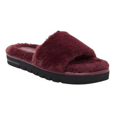 Stuart Weitzman Faux fur flats