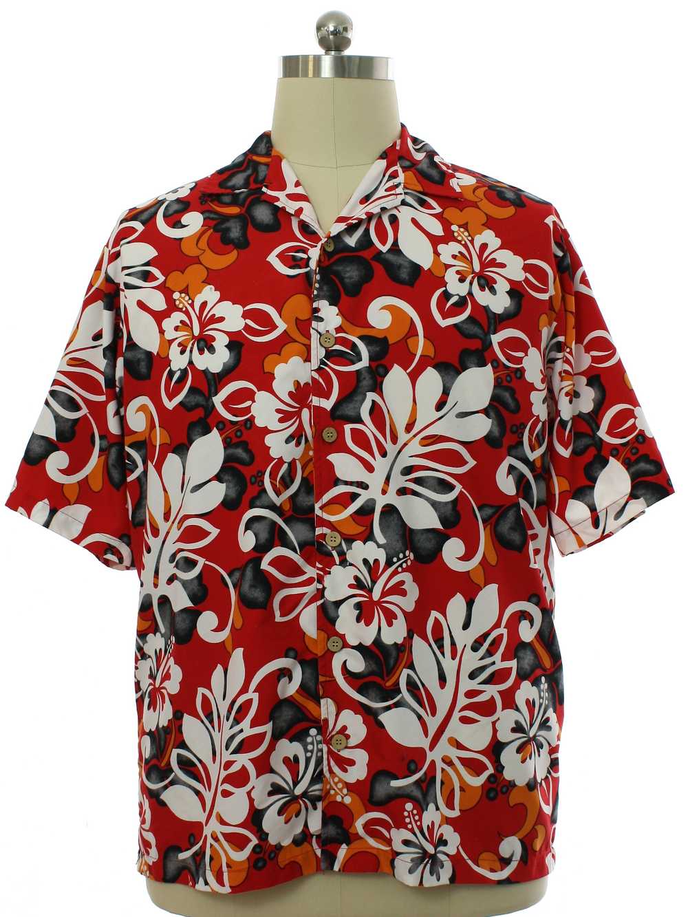 1990's Odo Mens Hawaiian Shirt - image 1