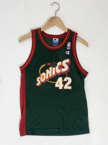 Nate McMillan Seattle Sonics Vintage 90's Nike Made in USA Pro Camps B –  thefuzzyfelt