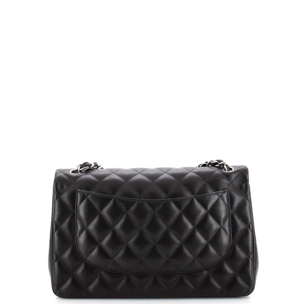 CHANEL Classic Double Flap Bag Quilted Lambskin J… - image 4