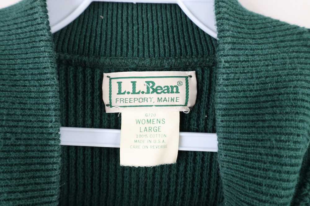 L.L. Bean × Vintage Vintage 90s LL Bean Ribbed Kn… - image 4