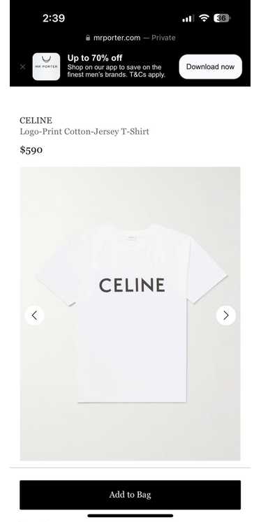 Celine Paris Logo For Men White Shirt Rare S to XXXL by CahyaAbadi