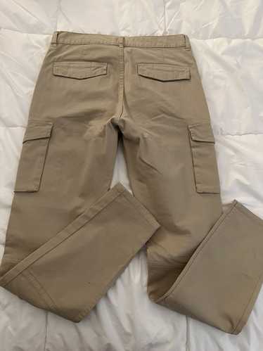 H&M Divided beige brown khaki twill cargo pants Size 4 Small Women's NWOT