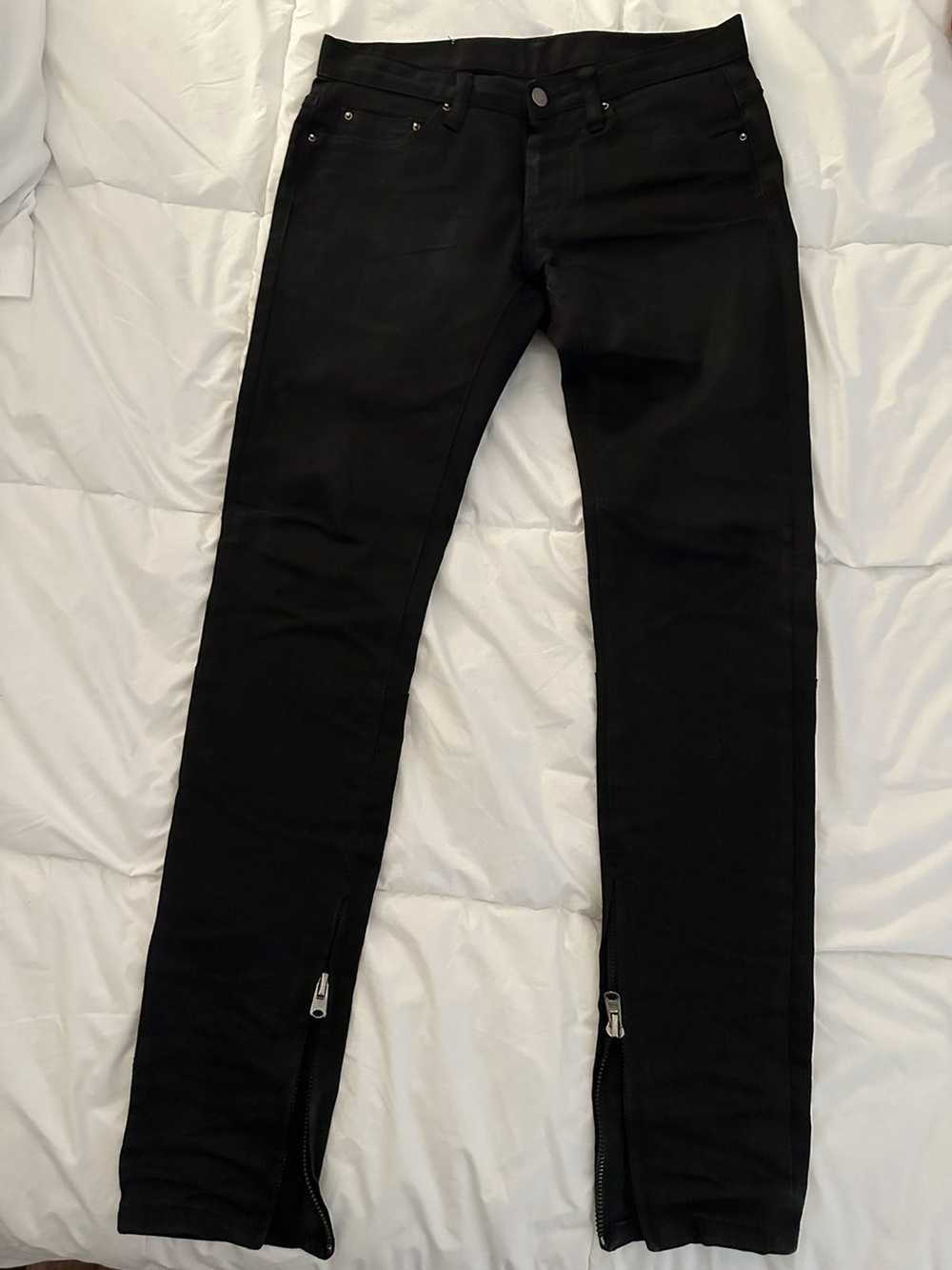 MNML Skinny Matte Black Denim - image 1