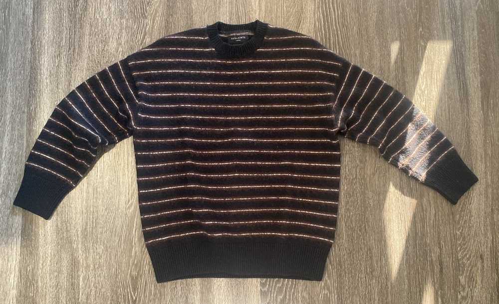 Allsaints Allsaints Black Striped Sweater - image 1
