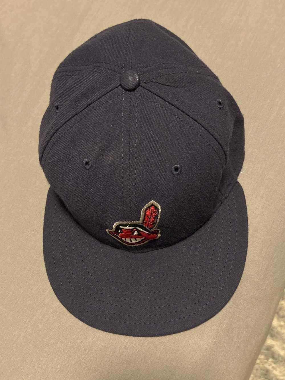 KTZ Cleveland Indians Retro World Series Patch 59fifty Fitted Cap