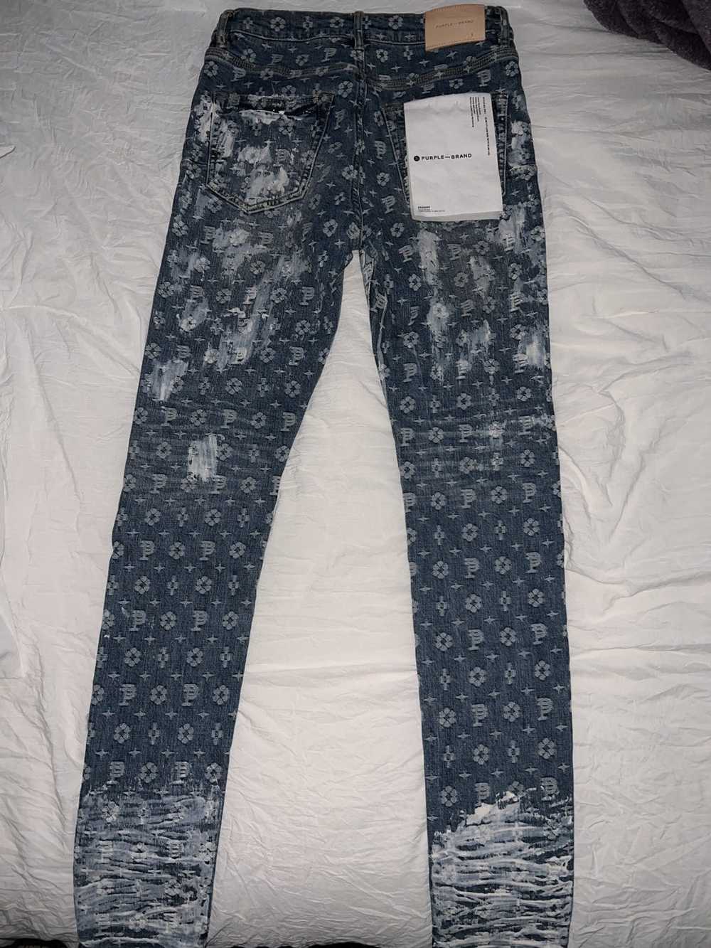 Purple Brand purple brand monogram jeans - image 2