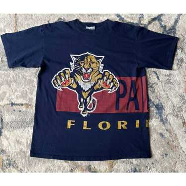 Vintage 1993 Florida Panthers Hockey NHL T-Shirt Size L