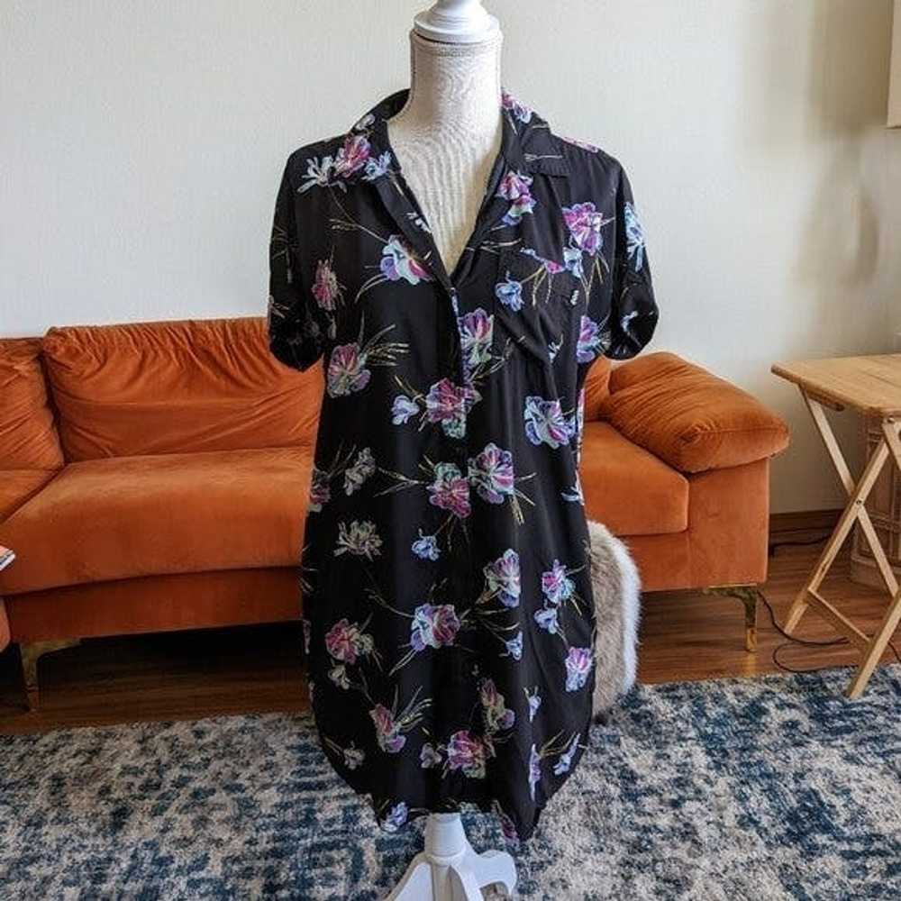 Vans Vans Paradise Floral Shirt Dress Size Small … - image 2