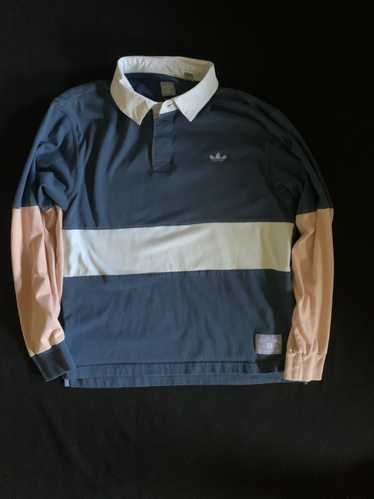 Adidas Preppy Adidas Collared Long Sleeve Tee