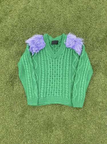 Prada FW19 Prada Mohair Fur Fisherman Sweater - image 1