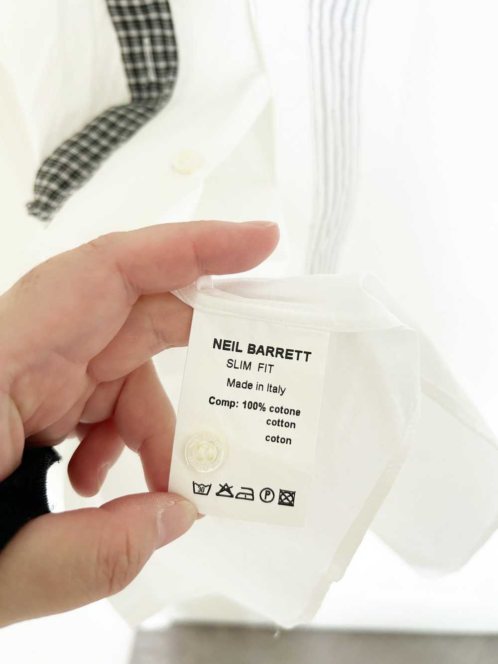 Neil Barrett NEIL BARRETT Men's Short Sleeve Butt… - image 4