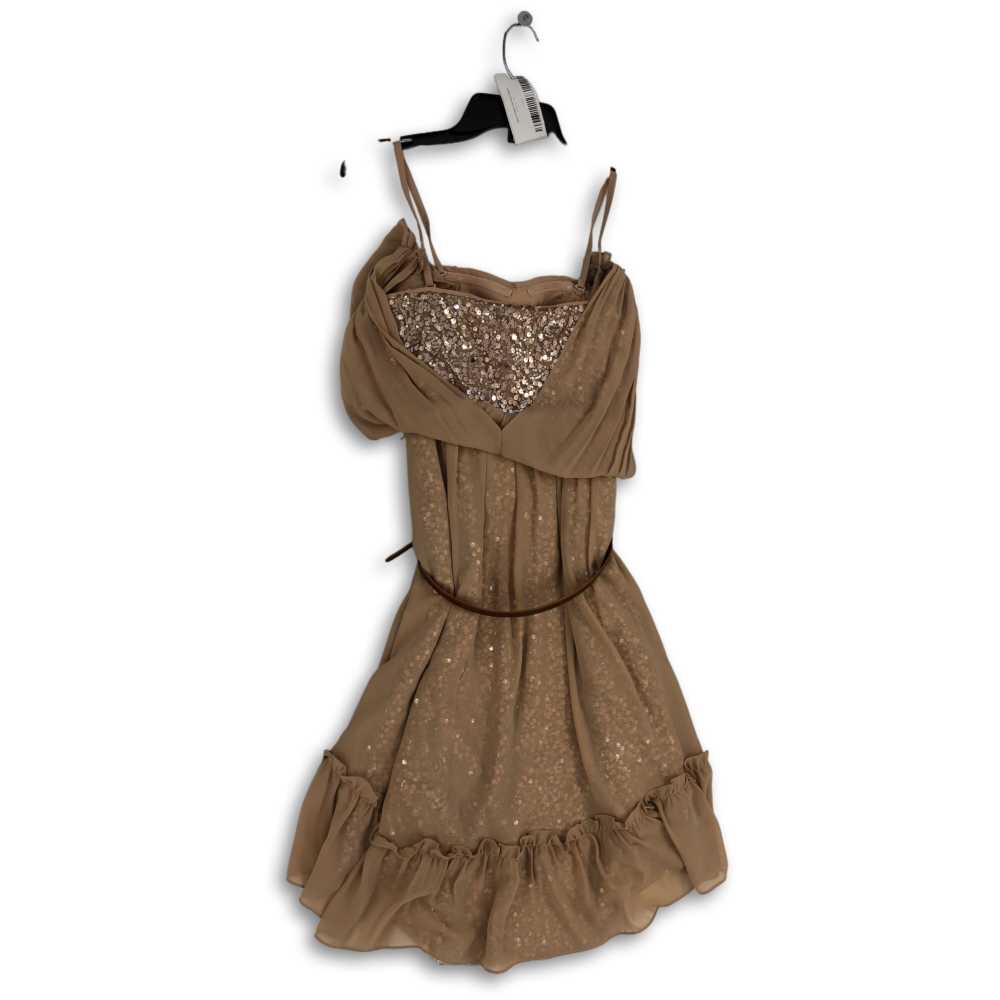 Jessica Simpson NWT Womens Brown Sweetheart Neck … - image 2