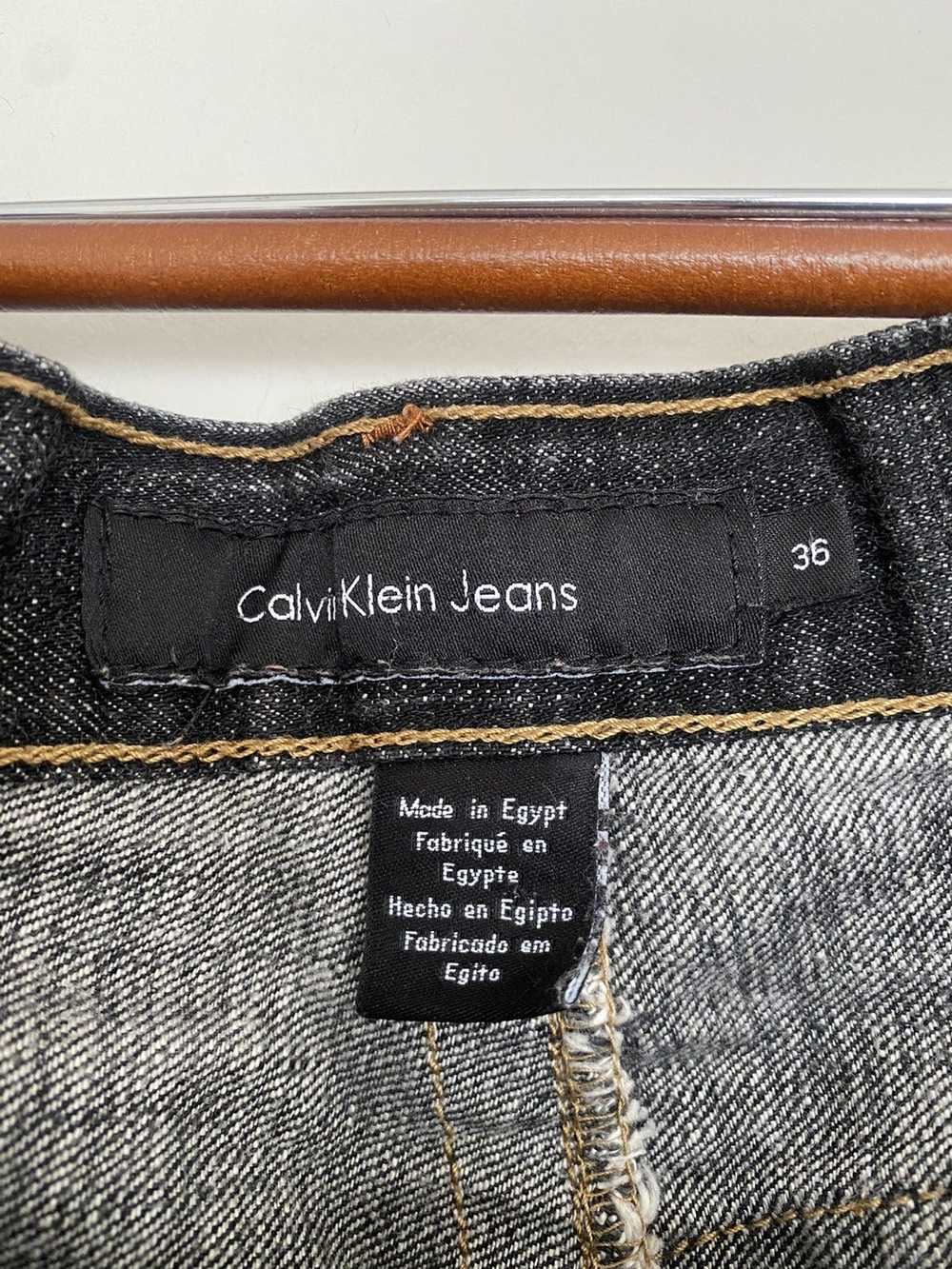 Calvin Klein Super Cool y2k Baggy Black Jeans - S… - image 3