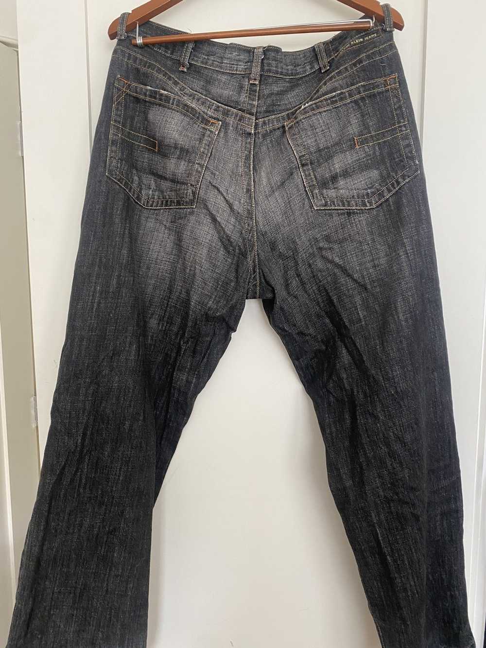 Calvin Klein Super Cool y2k Baggy Black Jeans - S… - image 4
