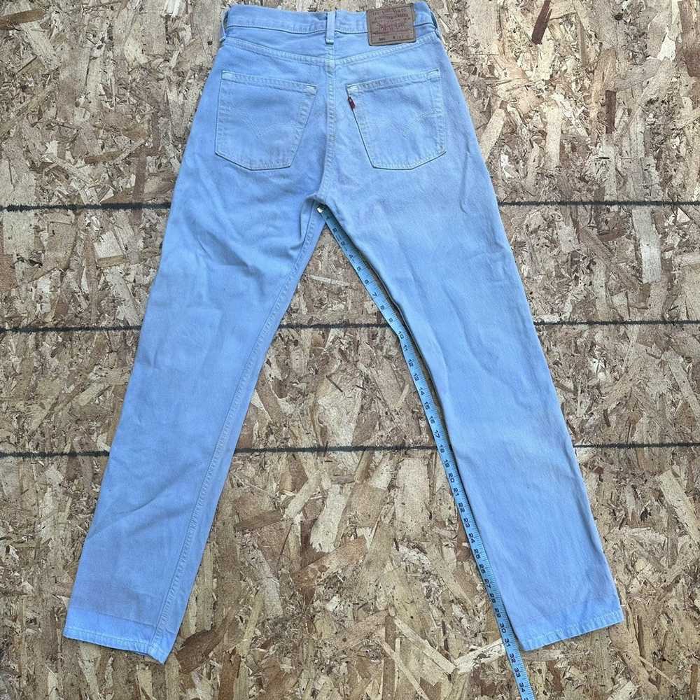 Levi's × Vintage 1996 501 light blue jeans - image 10