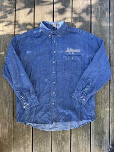 Vintage Denim Button-up Shirt