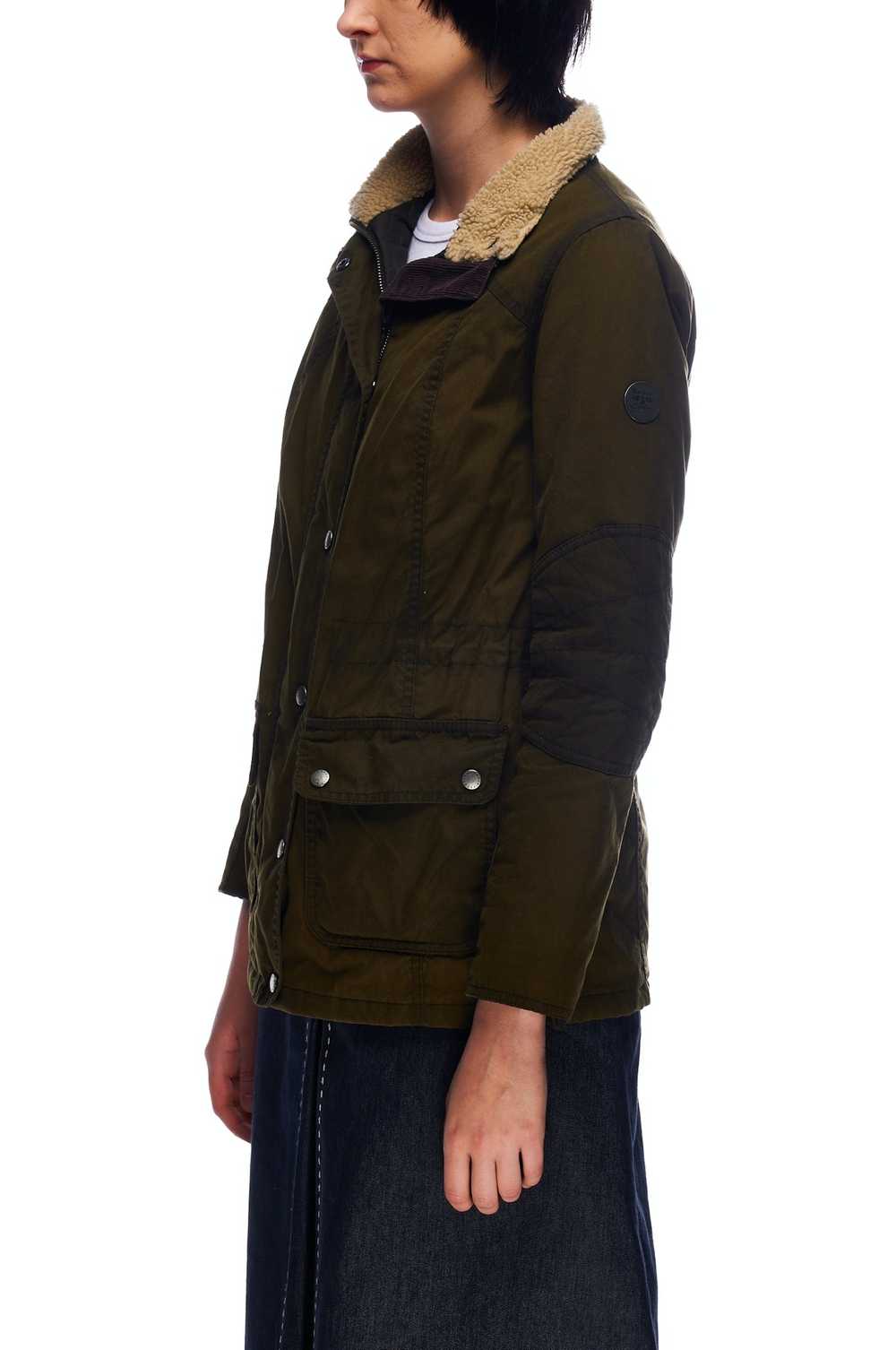 Barbour BARBOUR Jacket Olive Green Wax Cotton - image 3