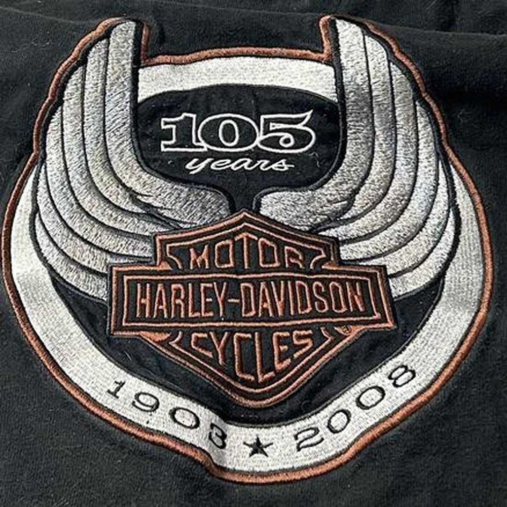 Harley Davidson vtg embroidered patch harley davi… - image 2