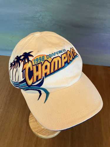 Vintage Los Angeles RAMS St Louis 1999 Conference Champions Adjustable Hat  Cap