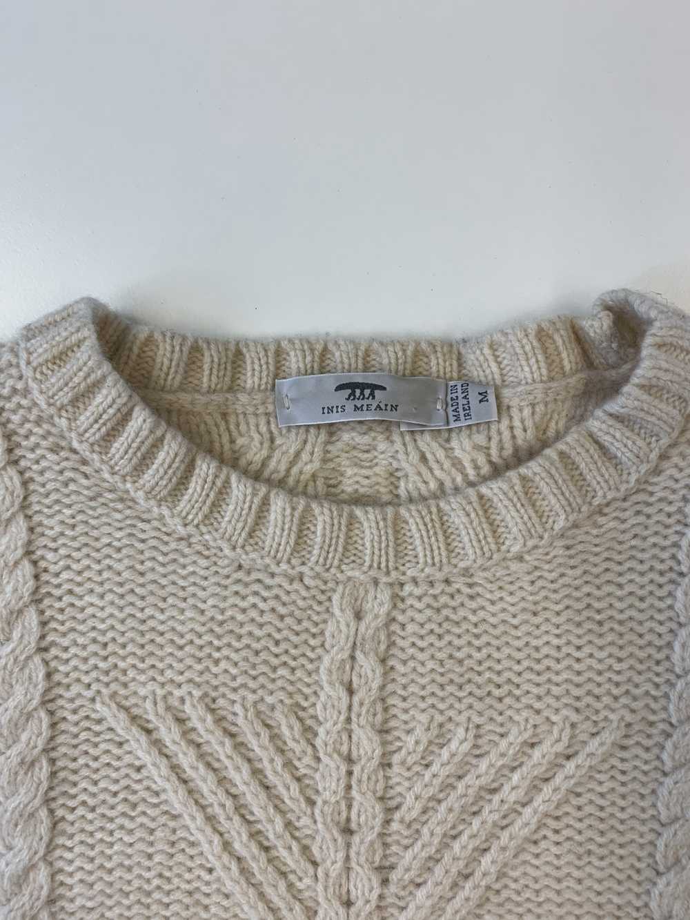 Inis Meain Inis Meáin Aran Cable Knit Merino Wool… - image 2