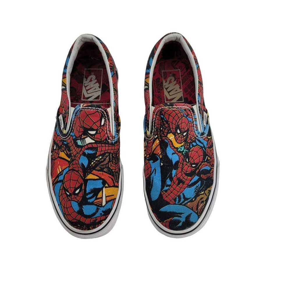 Vans Vans X Marvel Spider Man Slip On Sneakers Me… - image 1