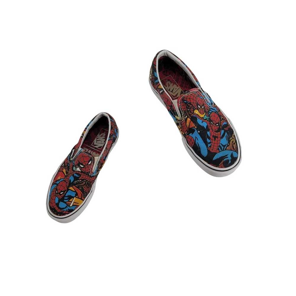Vans Vans X Marvel Spider Man Slip On Sneakers Me… - image 2