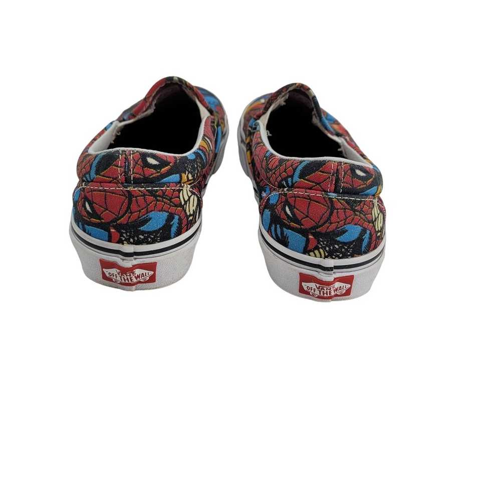 Vans Vans X Marvel Spider Man Slip On Sneakers Me… - image 5