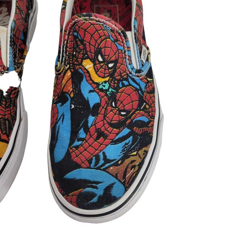Vans Vans X Marvel Spider Man Slip On Sneakers Me… - image 8