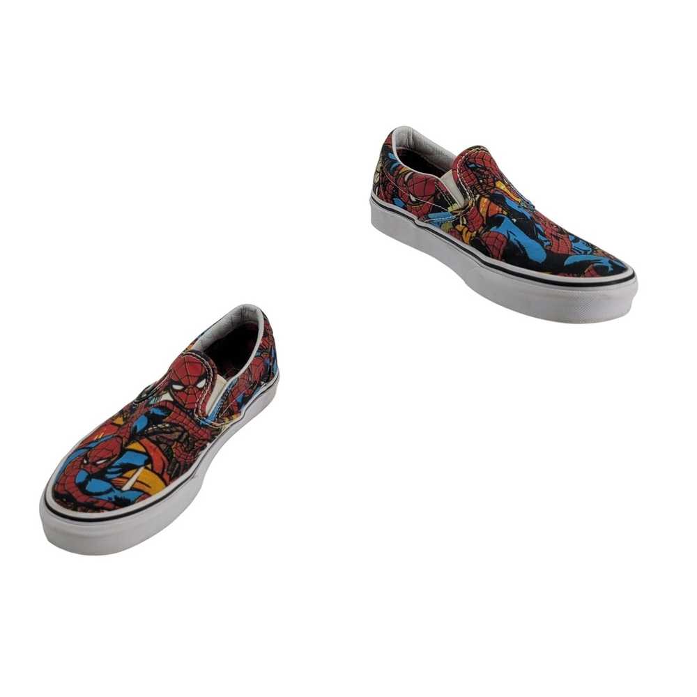 Vans Vans X Marvel Spider Man Slip On Sneakers Me… - image 9