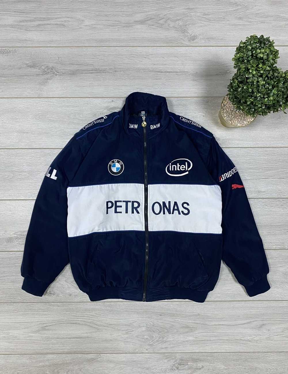 Racing × Vintage Petronas BMW racing bomber jacket - Gem