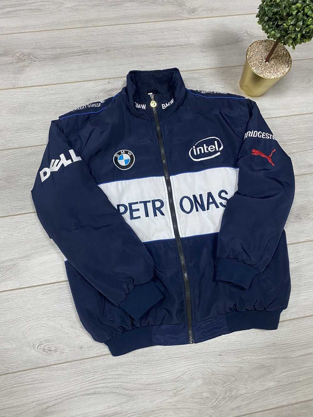 Racing × Vintage Petronas BMW racing bomber jacket - Gem