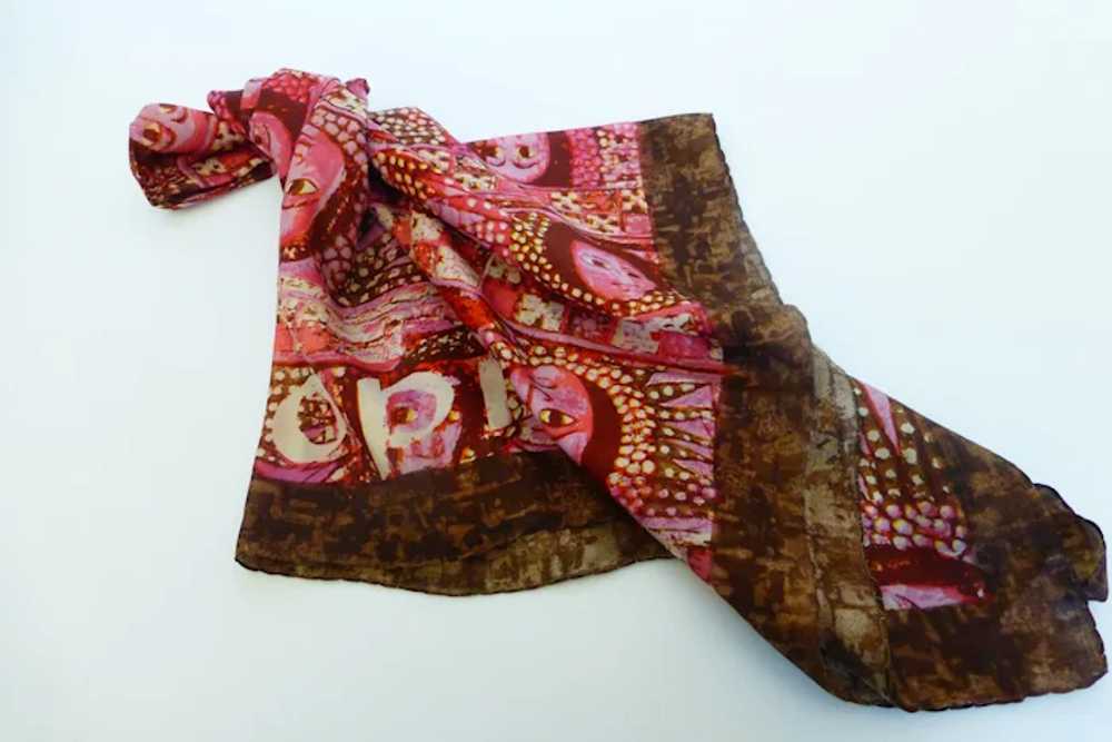 Hand Woven Silk ‘FACES’ Ethiopia Scarf 35 In - image 6