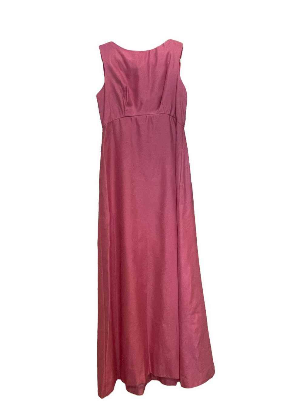 1960's Bubblegum Pink Raw Silk Gown by Ira Curtis - image 1