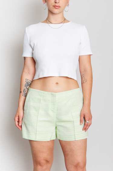 Miu Miu Shorts Low Waist Light green