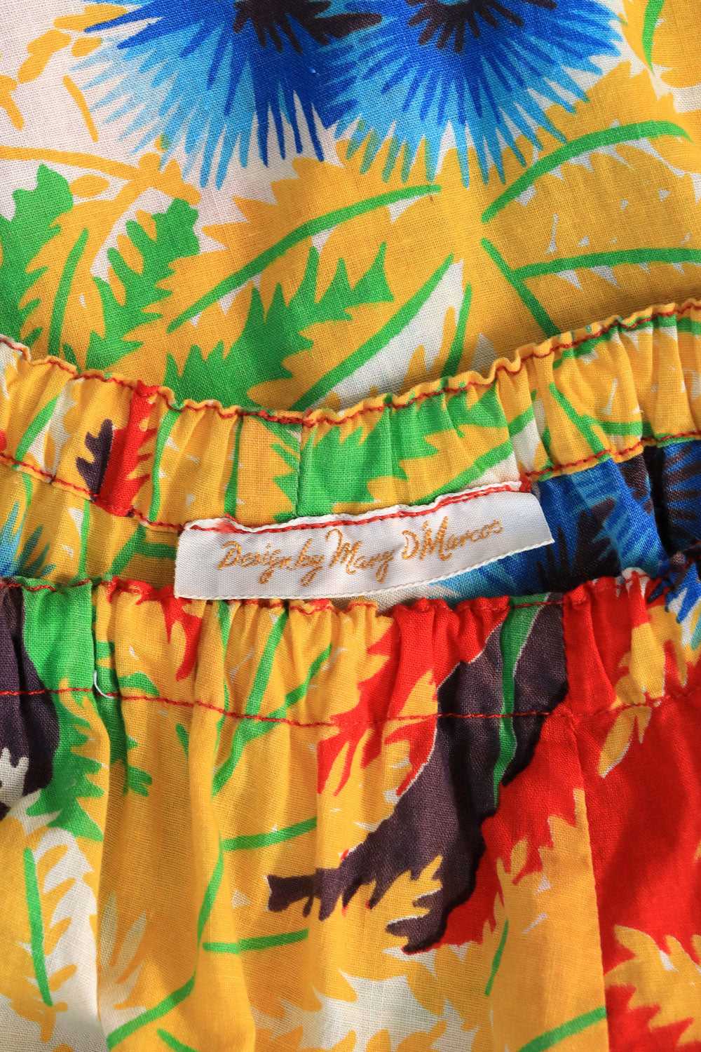Sunset Tropical Cotton Skirt L/XL - image 5