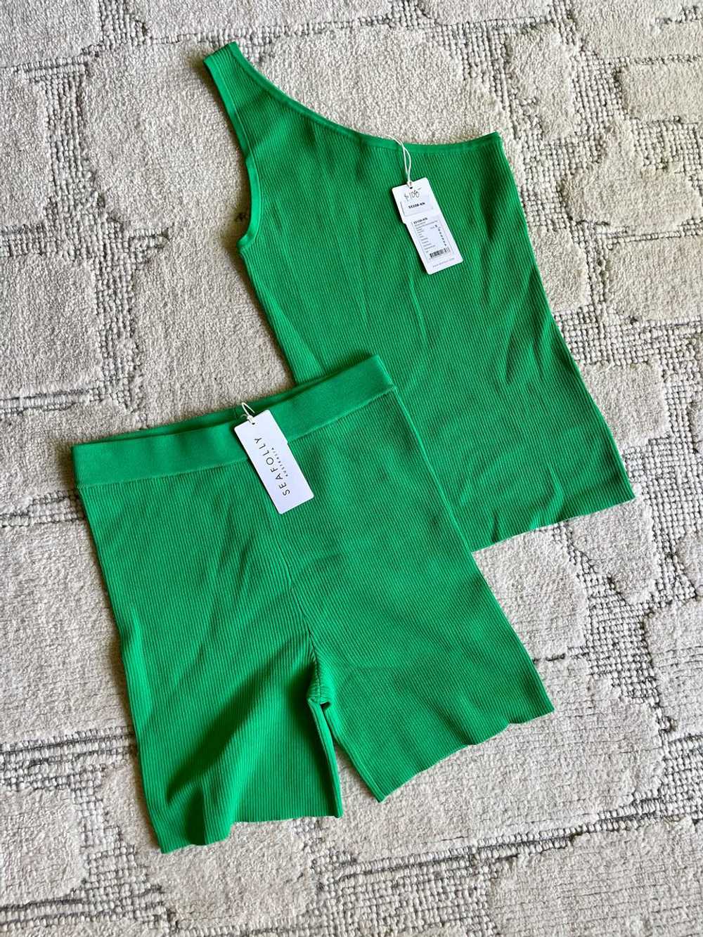 Seafolly Green Ribbed Set (S) | Used, Secondhand,… - image 1