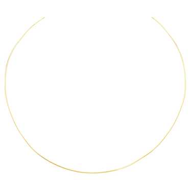 Modern 18 Karat Yellow Gold Cable Necklace - image 1