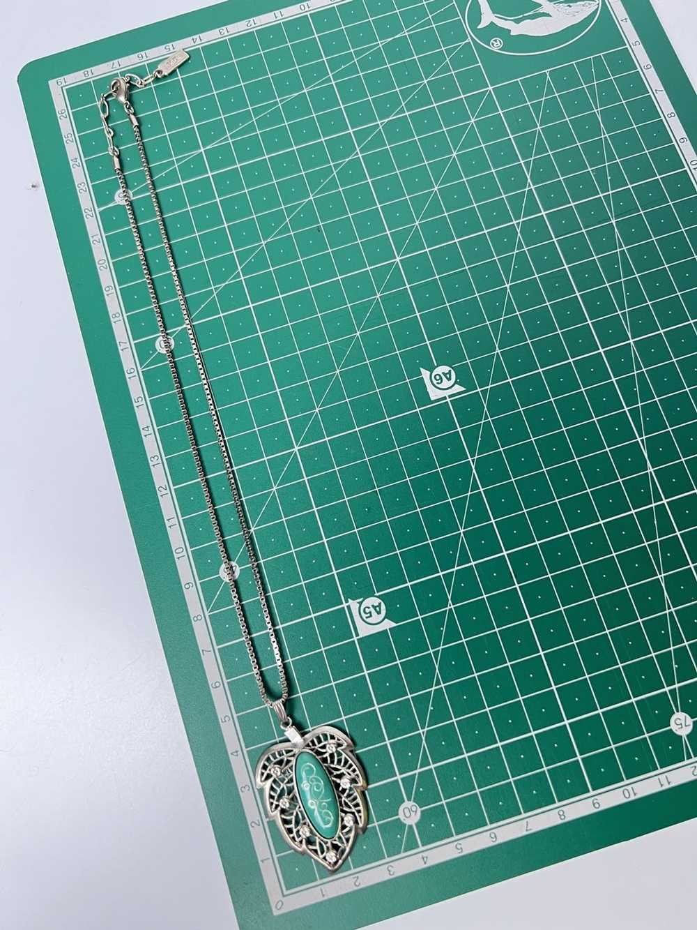 Japanese Brand Silver Vintage Japanese Necklace - image 6