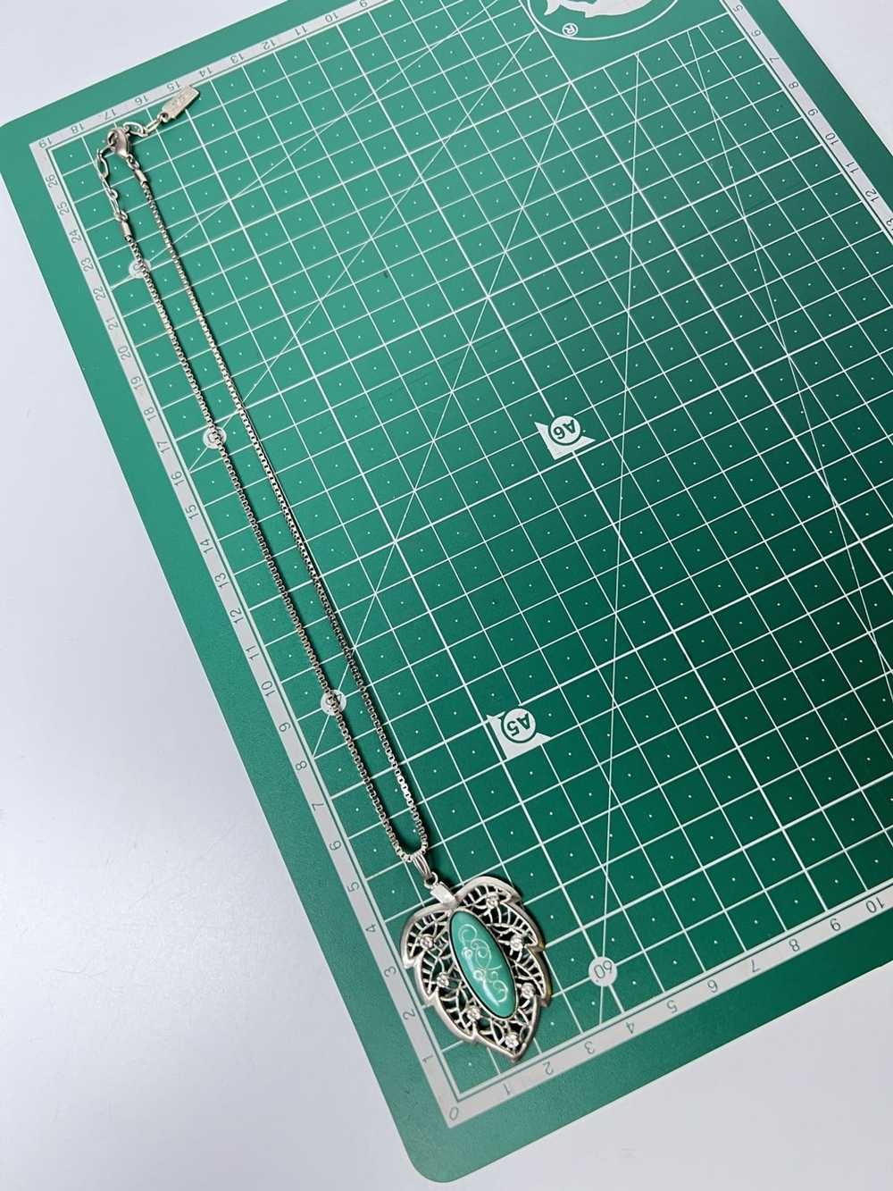 Japanese Brand Silver Vintage Japanese Necklace - image 7
