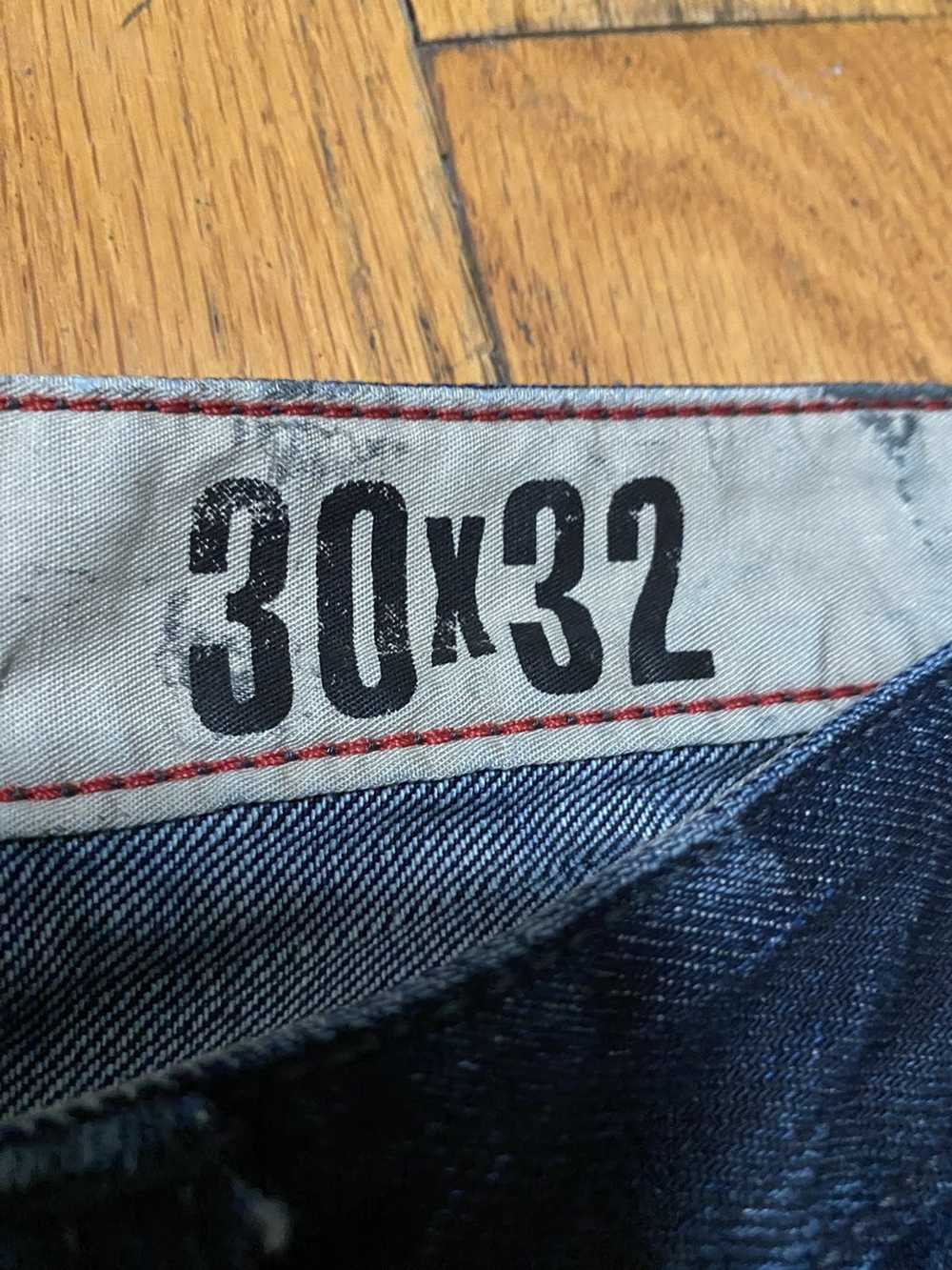 Japanese Brand Distress side patch jeans - image 4