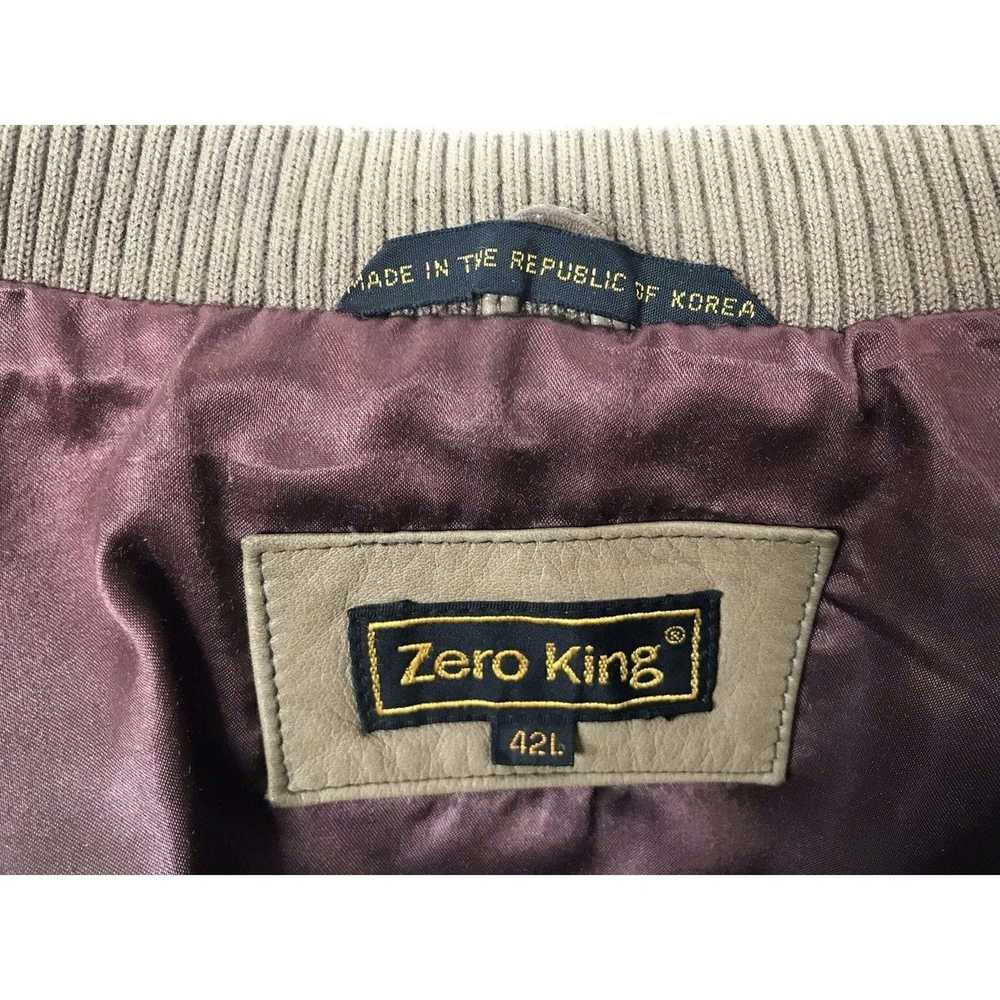 Zero King 90's Bomber JacketZero King Leather Pat… - image 8