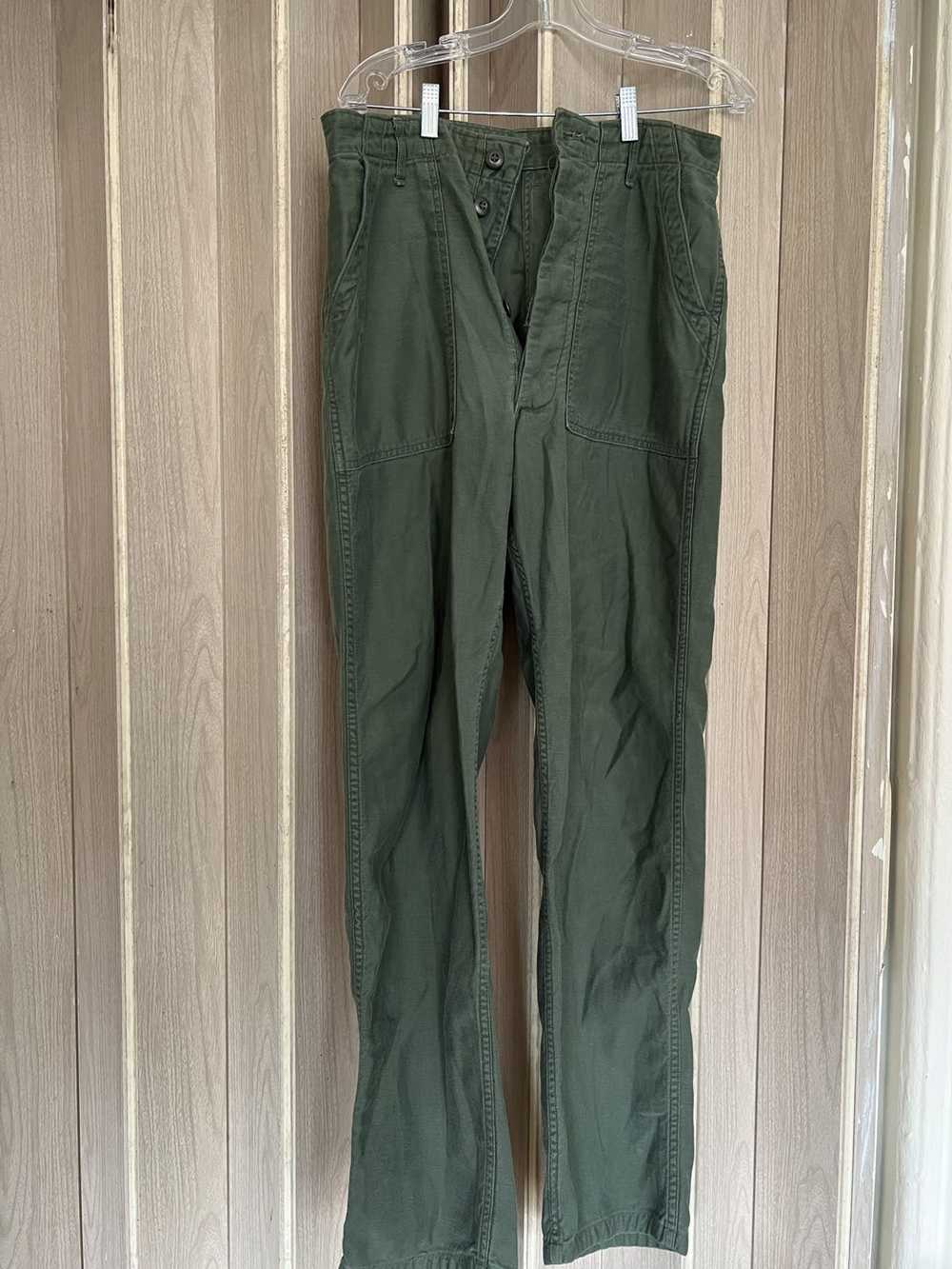 Vintage Vintage green army trouser pants - image 1